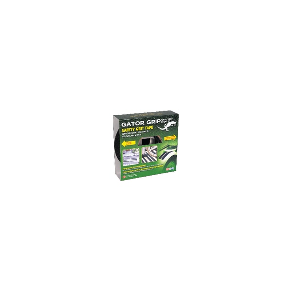 Incom Life Safe RE160 Gator Grip Anti-Slip Safety Grit Tape 4" x 60Ft Black RE160 - main